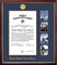Patriot Frames Coast Guard 8x10 Portrait Petite Frame with Gold Medallion